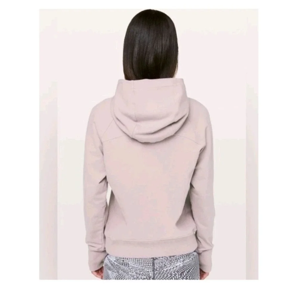 Lululemon Women's Hooded Scuba Pullover Sz 2 Smoky Blush